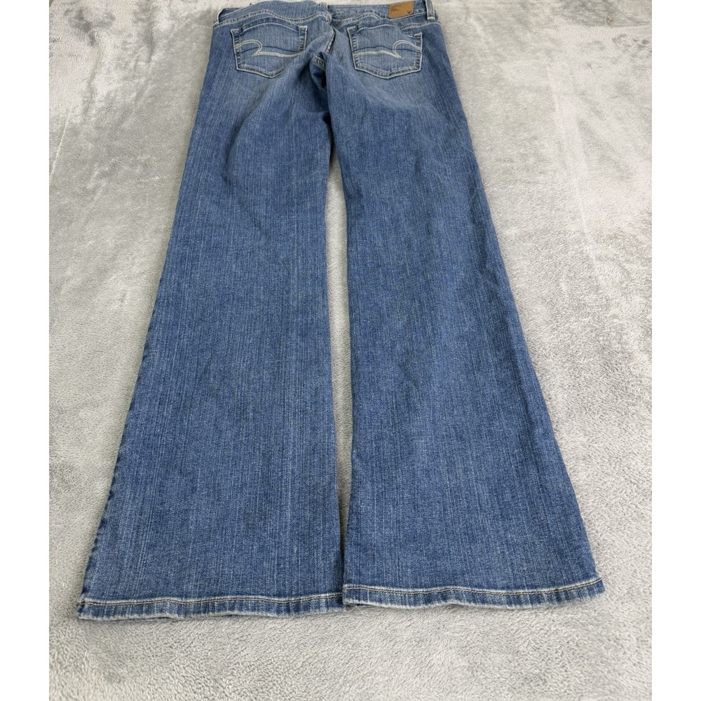 Vintage Y2K American Eagle Favorite Boyfriend Jeans Women's Size 8 Blue Baggy - Picture 2 of 13